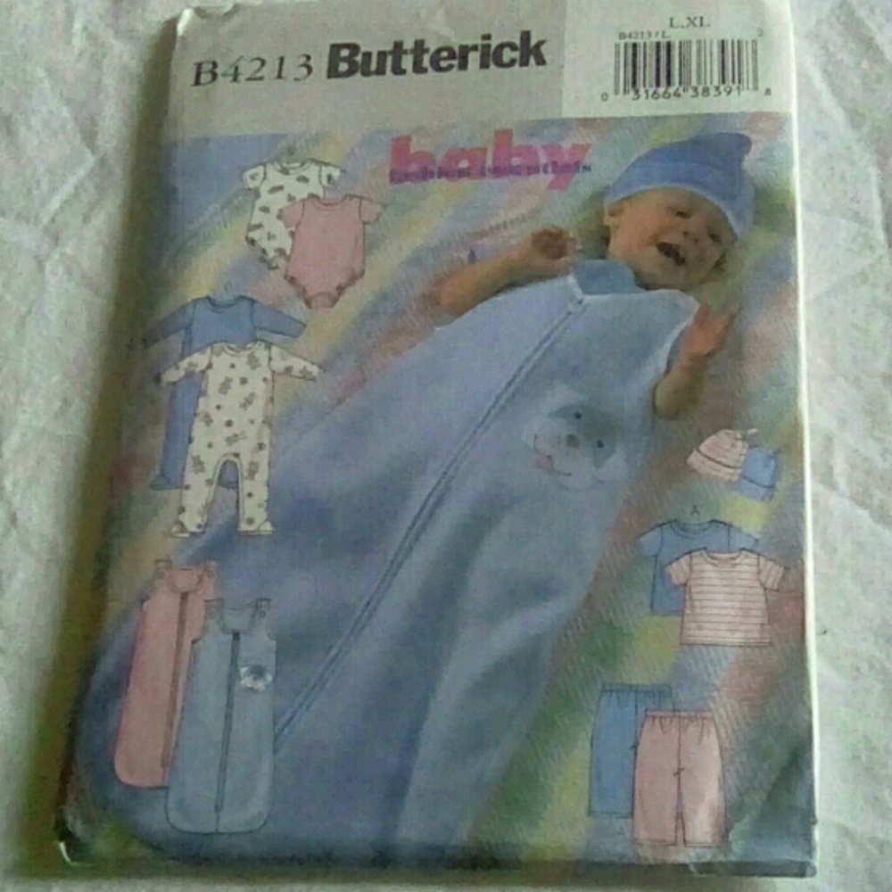 Butterick B4213 Baby Fashion Essentials Sz L-XL